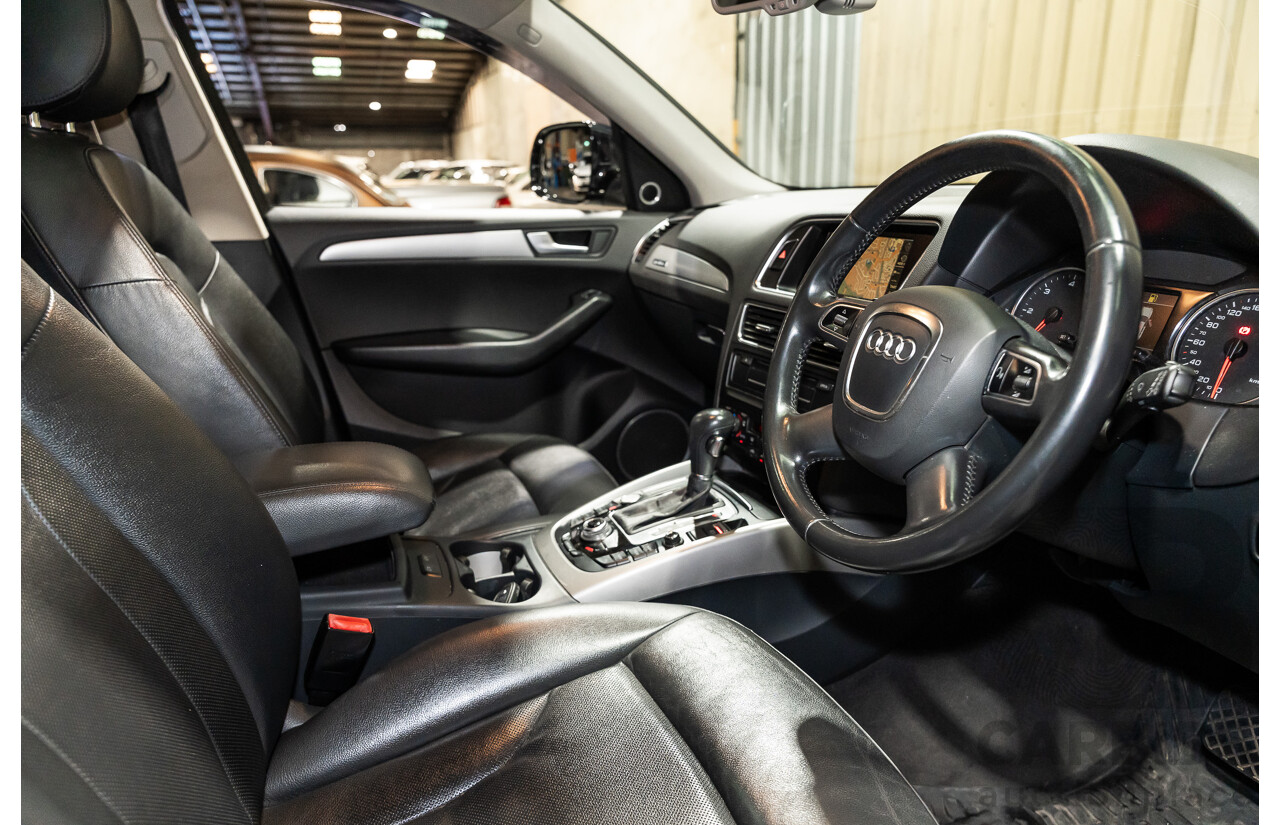 1/2011 Audi Q5 3.0 TDI Quattro (AWD) 8R MY11 4d Wagon Metallic Black Turbo Diesel V6 3.0L