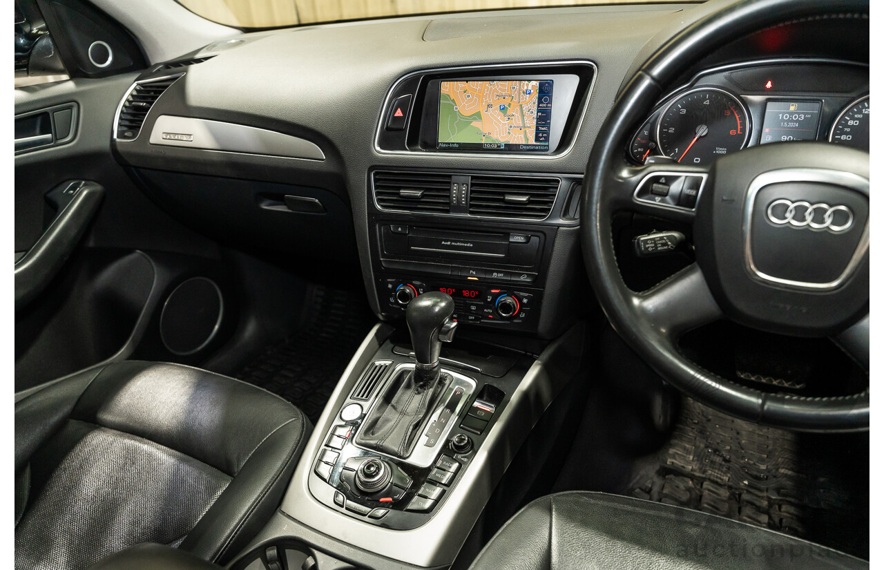 1/2011 Audi Q5 3.0 TDI Quattro (AWD) 8R MY11 4d Wagon Metallic Black Turbo Diesel V6 3.0L