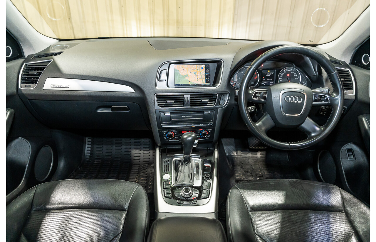 1/2011 Audi Q5 3.0 TDI Quattro (AWD) 8R MY11 4d Wagon Metallic Black Turbo Diesel V6 3.0L