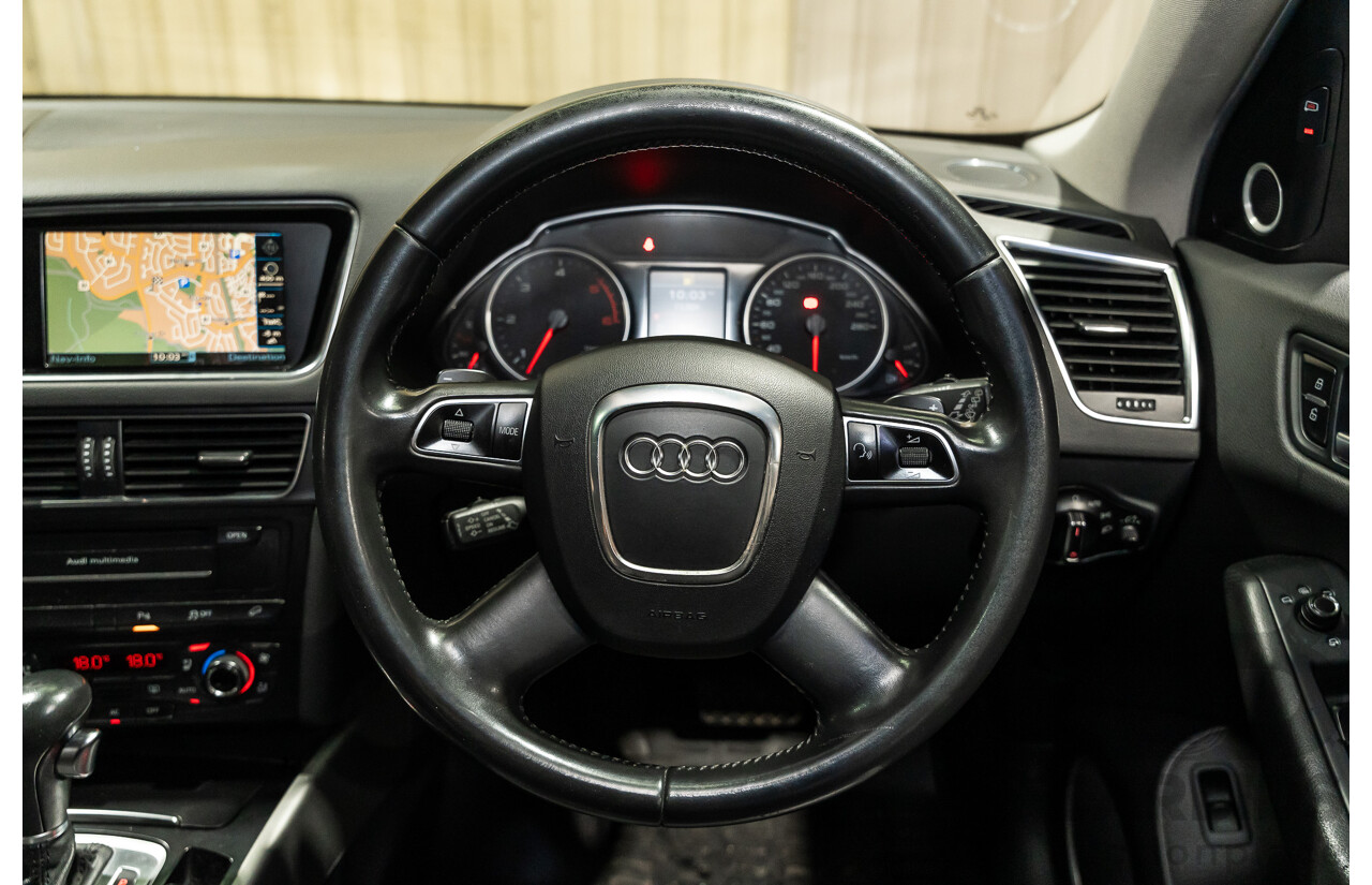 1/2011 Audi Q5 3.0 TDI Quattro (AWD) 8R MY11 4d Wagon Metallic Black Turbo Diesel V6 3.0L