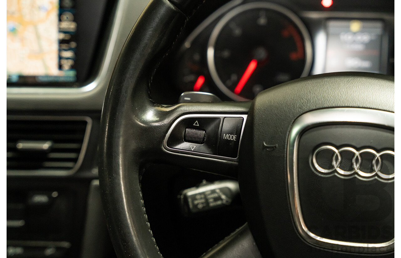 1/2011 Audi Q5 3.0 TDI Quattro (AWD) 8R MY11 4d Wagon Metallic Black Turbo Diesel V6 3.0L