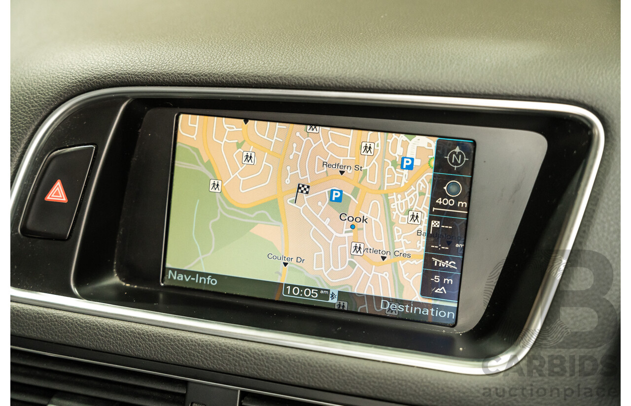 1/2011 Audi Q5 3.0 TDI Quattro (AWD) 8R MY11 4d Wagon Metallic Black Turbo Diesel V6 3.0L