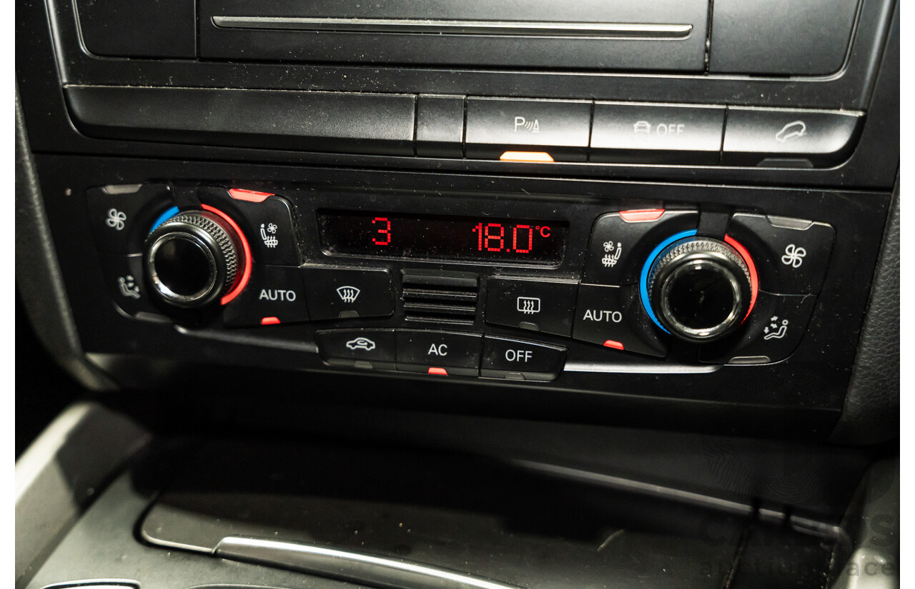 1/2011 Audi Q5 3.0 TDI Quattro (AWD) 8R MY11 4d Wagon Metallic Black Turbo Diesel V6 3.0L