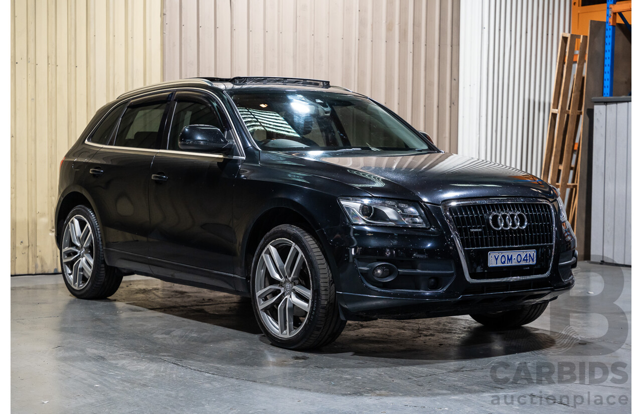 1/2011 Audi Q5 3.0 TDI Quattro (AWD) 8R MY11 4d Wagon Metallic Black Turbo Diesel V6 3.0L