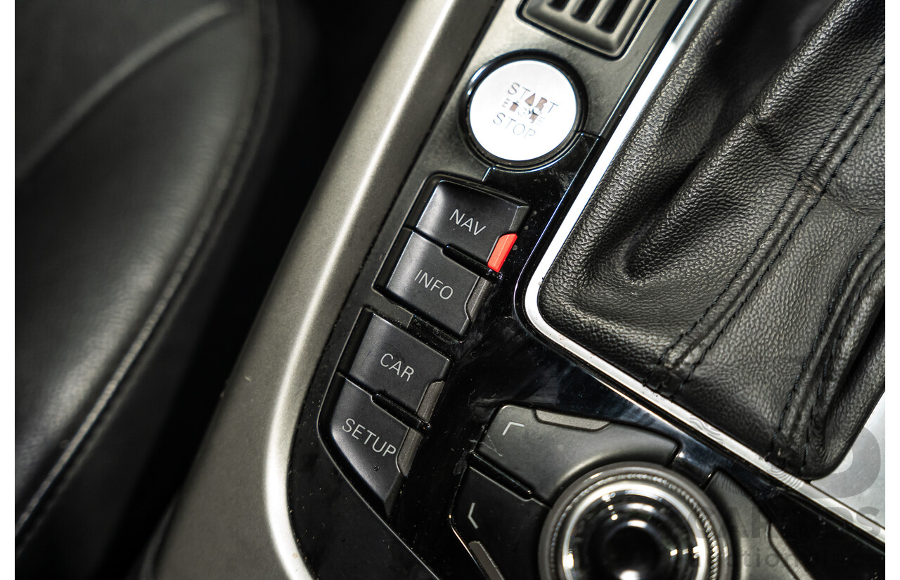 1/2011 Audi Q5 3.0 TDI Quattro (AWD) 8R MY11 4d Wagon Metallic Black Turbo Diesel V6 3.0L