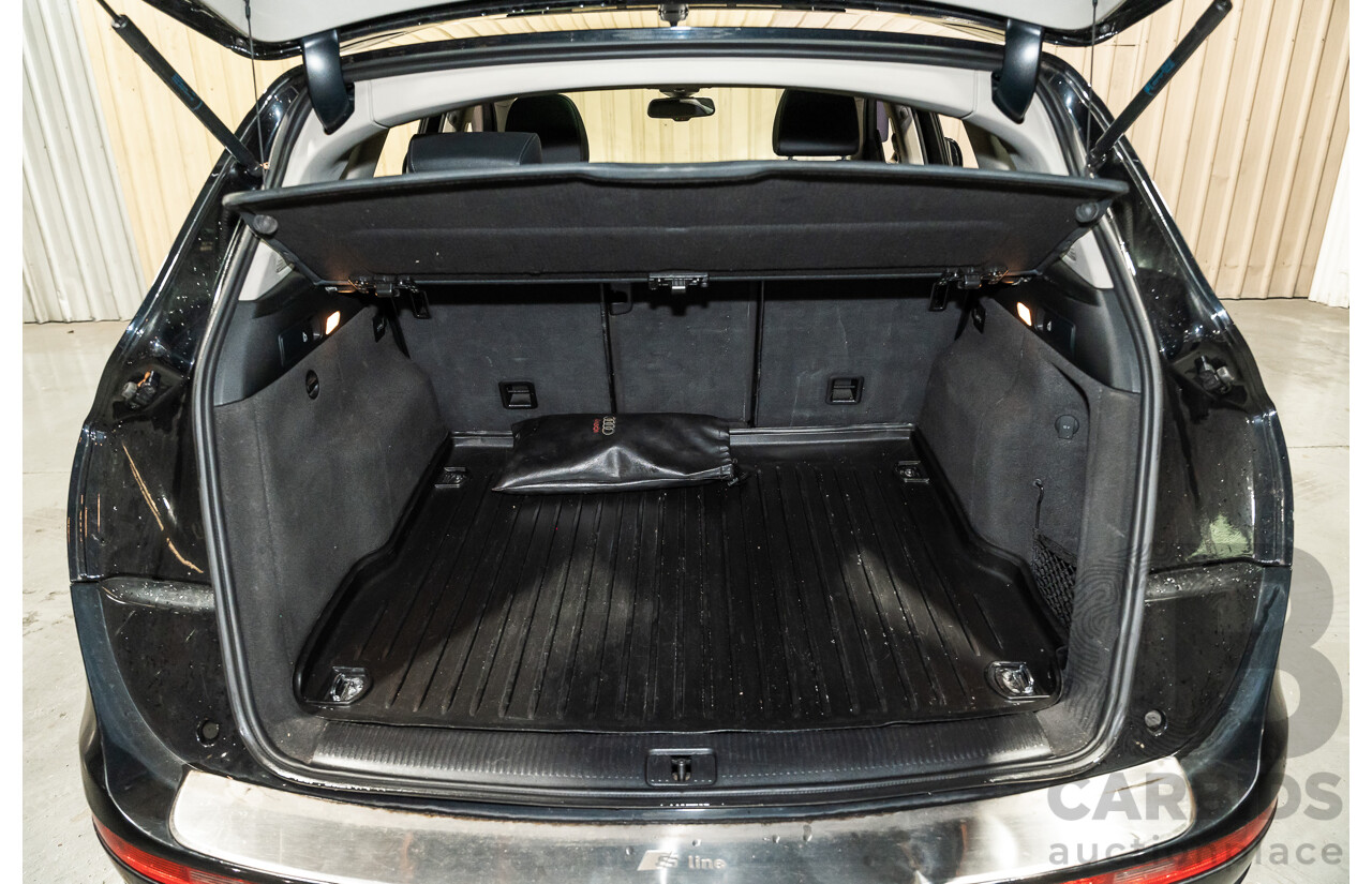 1/2011 Audi Q5 3.0 TDI Quattro (AWD) 8R MY11 4d Wagon Metallic Black Turbo Diesel V6 3.0L