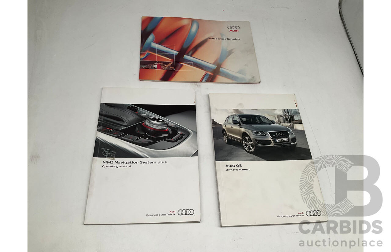 1/2011 Audi Q5 3.0 TDI Quattro (AWD) 8R MY11 4d Wagon Metallic Black Turbo Diesel V6 3.0L