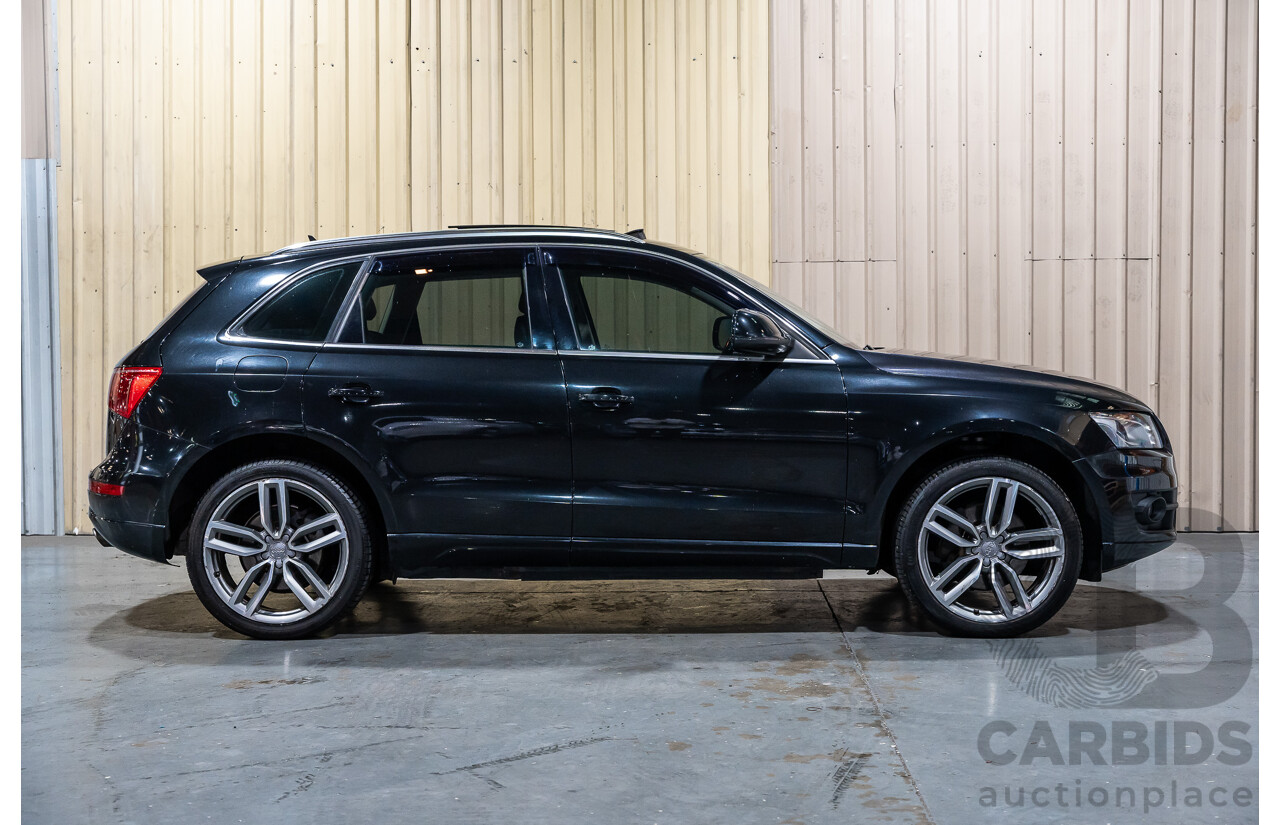 1/2011 Audi Q5 3.0 TDI Quattro (AWD) 8R MY11 4d Wagon Metallic Black Turbo Diesel V6 3.0L