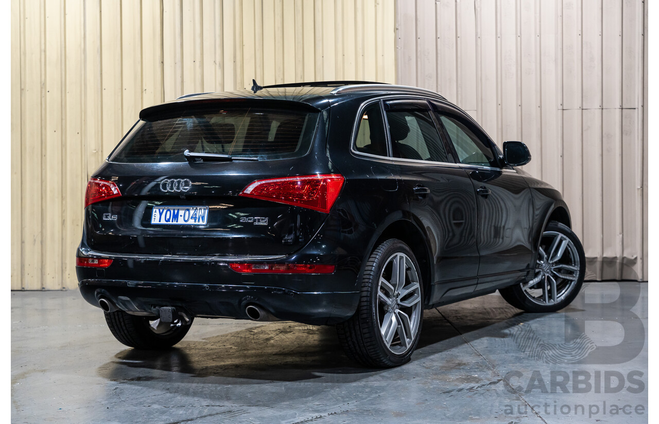 1/2011 Audi Q5 3.0 TDI Quattro (AWD) 8R MY11 4d Wagon Metallic Black Turbo Diesel V6 3.0L