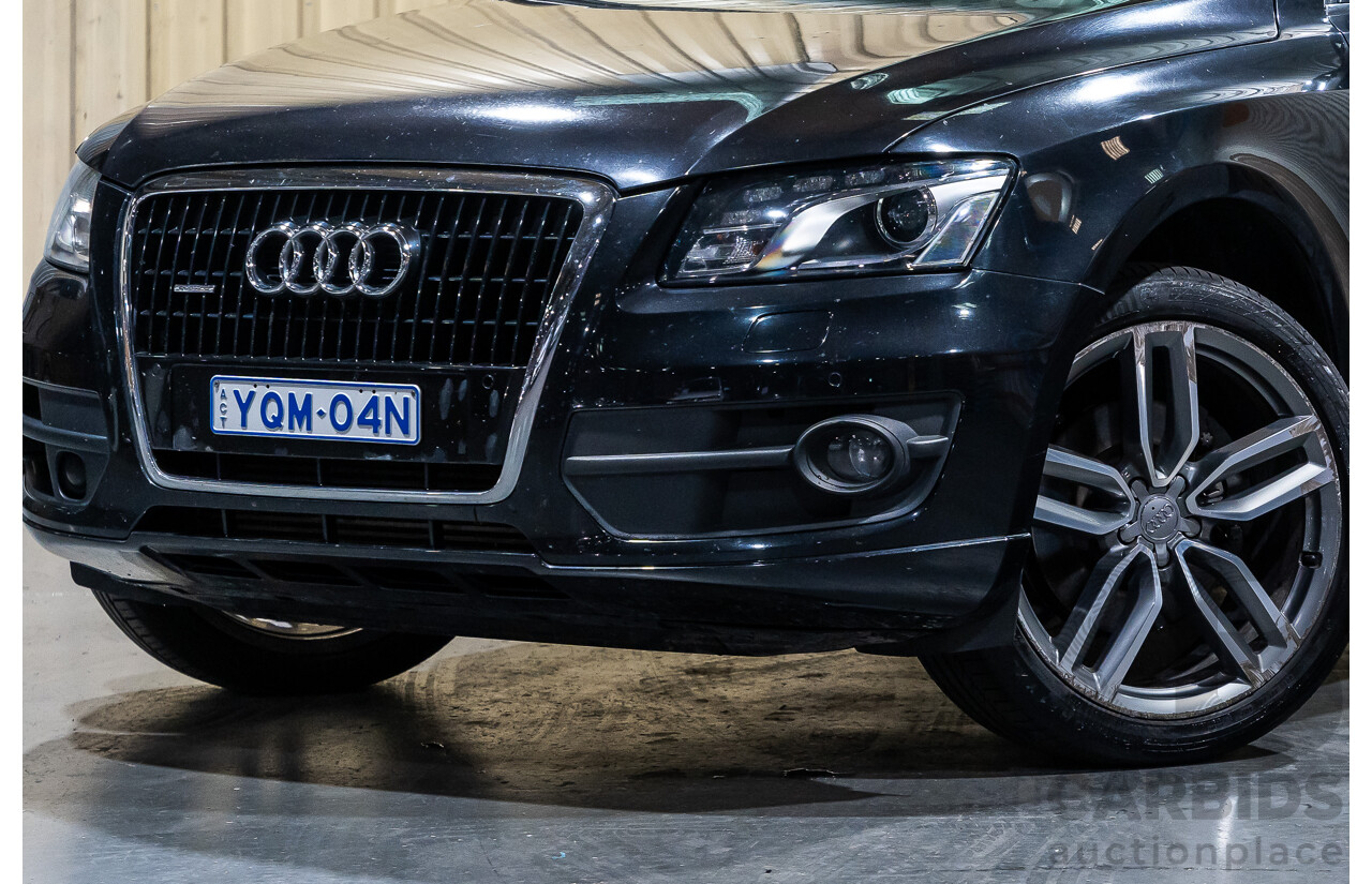 1/2011 Audi Q5 3.0 TDI Quattro (AWD) 8R MY11 4d Wagon Metallic Black Turbo Diesel V6 3.0L