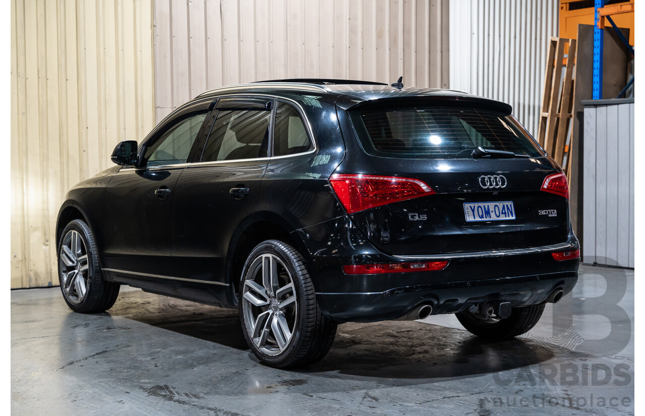 1/2011 Audi Q5 3.0 TDI Quattro (AWD) 8R MY11 4d Wagon Metallic Black Turbo Diesel V6 3.0L