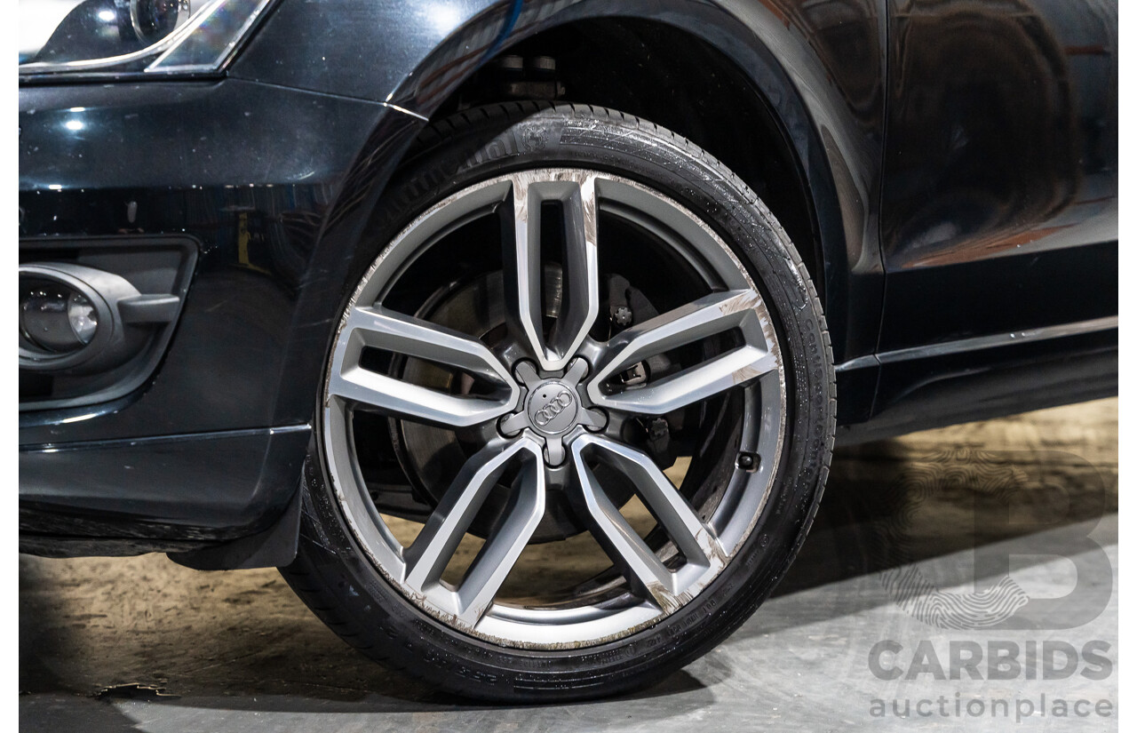 1/2011 Audi Q5 3.0 TDI Quattro (AWD) 8R MY11 4d Wagon Metallic Black Turbo Diesel V6 3.0L