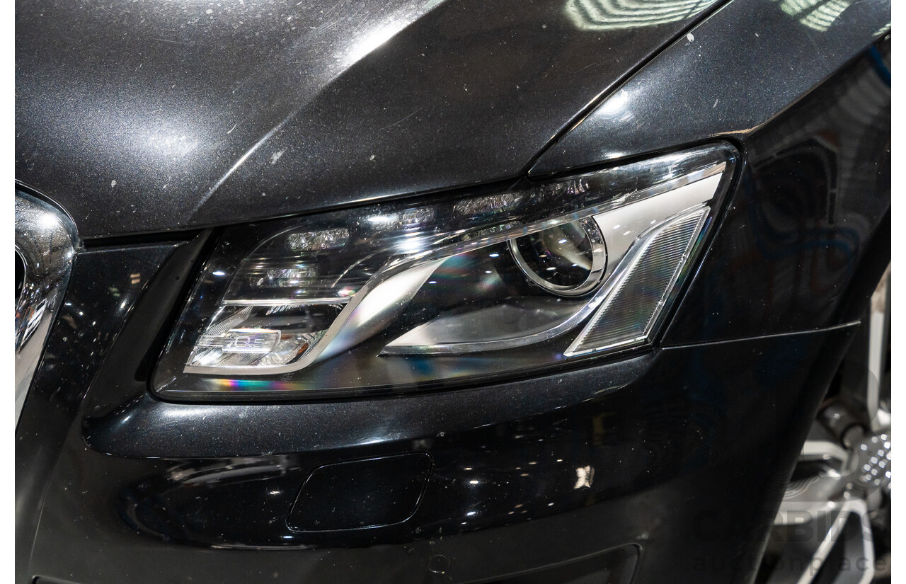 1/2011 Audi Q5 3.0 TDI Quattro (AWD) 8R MY11 4d Wagon Metallic Black Turbo Diesel V6 3.0L