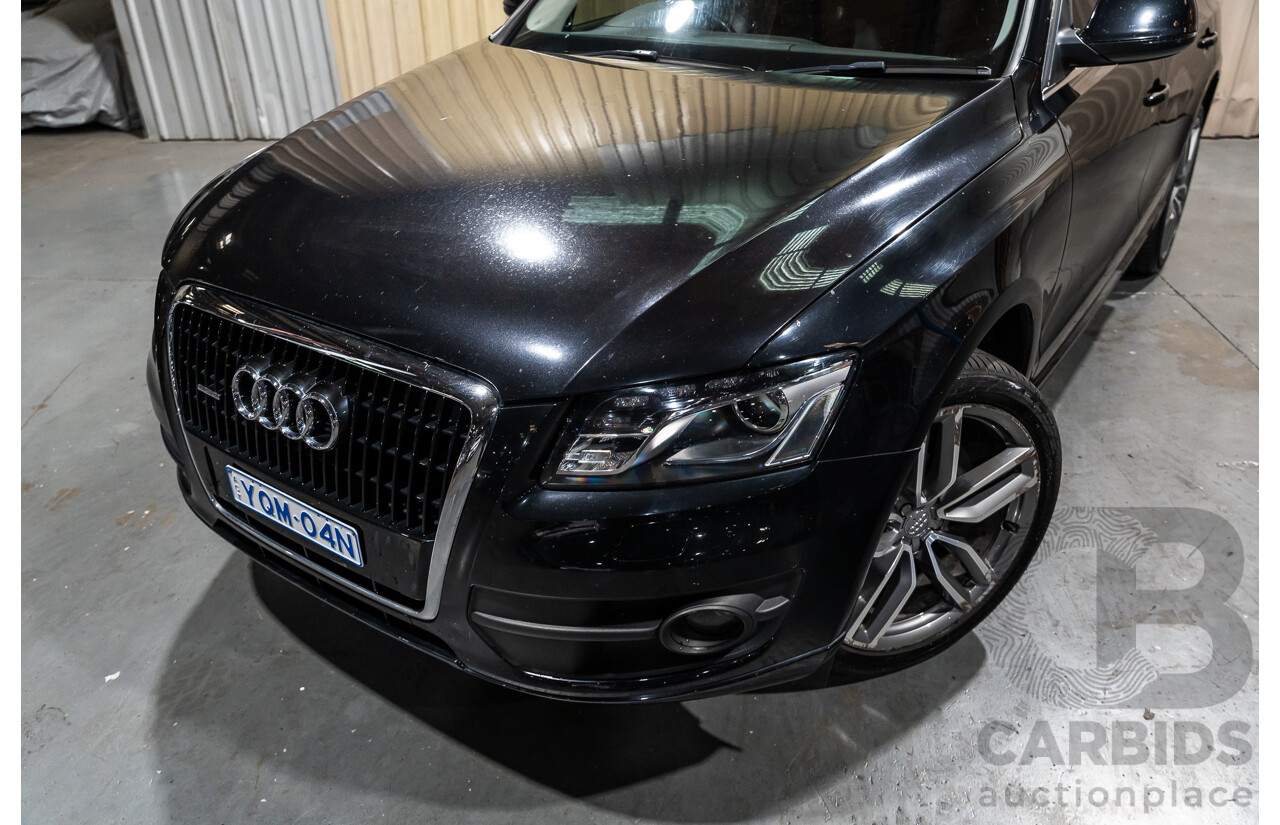 1/2011 Audi Q5 3.0 TDI Quattro (AWD) 8R MY11 4d Wagon Metallic Black Turbo Diesel V6 3.0L