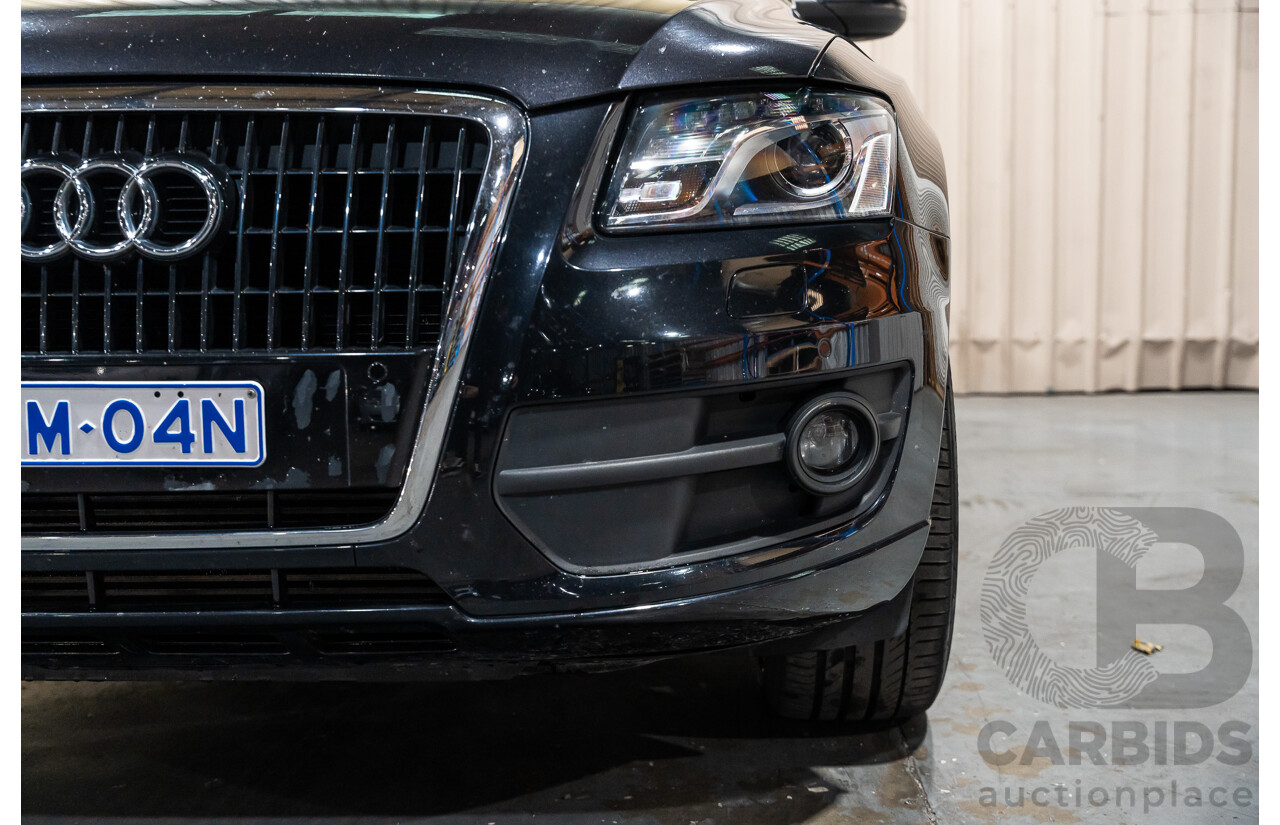 1/2011 Audi Q5 3.0 TDI Quattro (AWD) 8R MY11 4d Wagon Metallic Black Turbo Diesel V6 3.0L