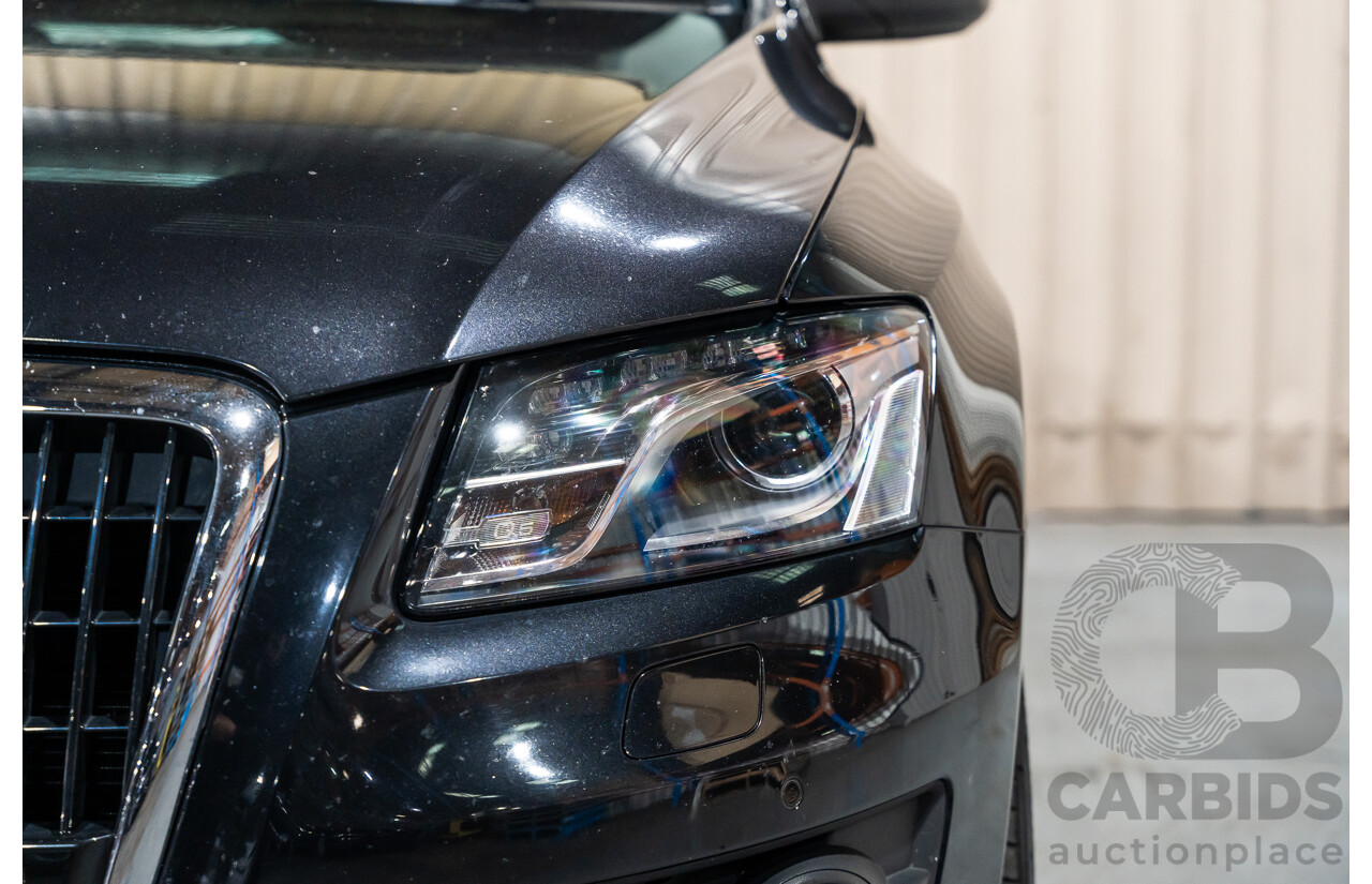 1/2011 Audi Q5 3.0 TDI Quattro (AWD) 8R MY11 4d Wagon Metallic Black Turbo Diesel V6 3.0L