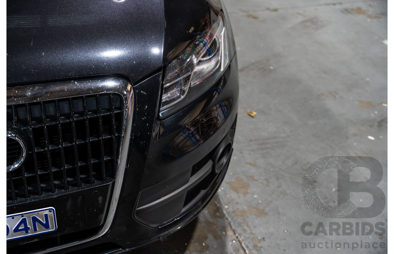 1/2011 Audi Q5 3.0 TDI Quattro (AWD) 8R MY11 4d Wagon Metallic Black Turbo Diesel V6 3.0L