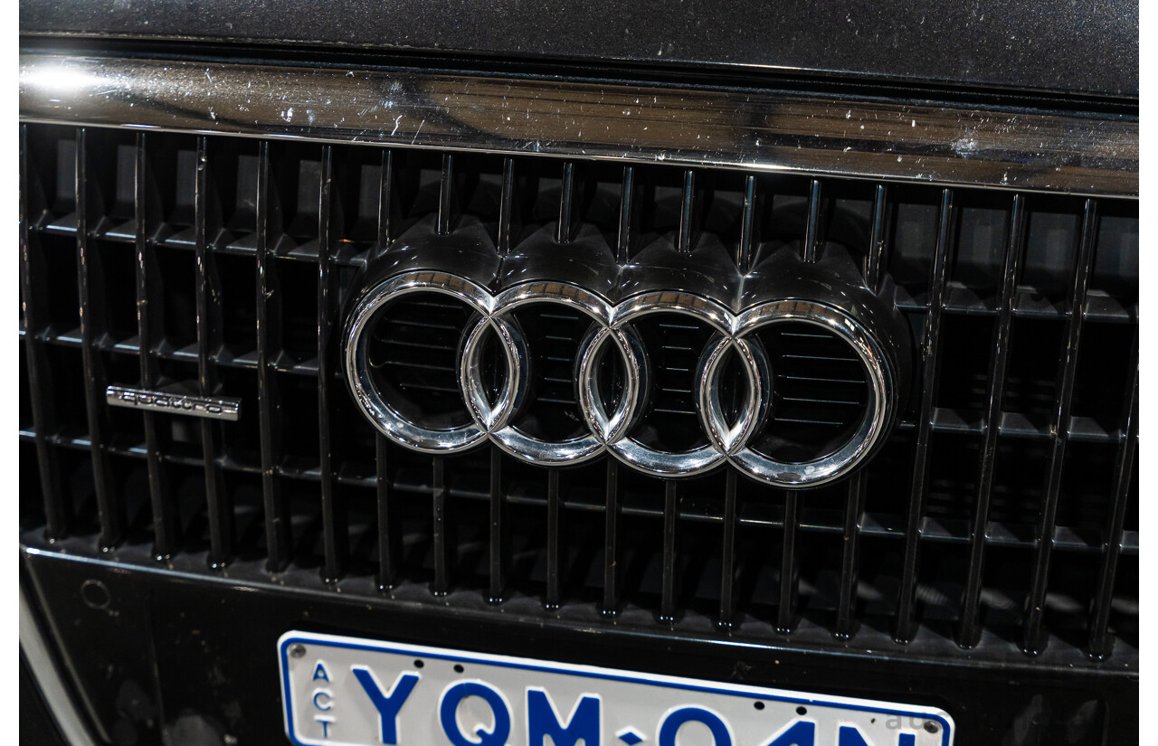 1/2011 Audi Q5 3.0 TDI Quattro (AWD) 8R MY11 4d Wagon Metallic Black Turbo Diesel V6 3.0L