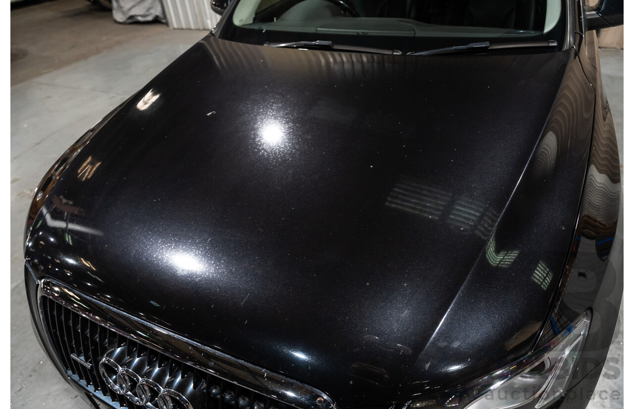 1/2011 Audi Q5 3.0 TDI Quattro (AWD) 8R MY11 4d Wagon Metallic Black Turbo Diesel V6 3.0L