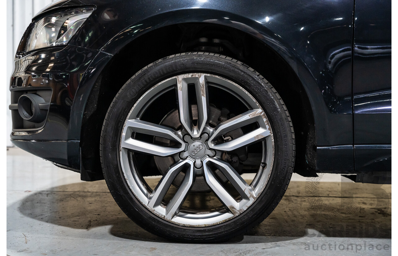1/2011 Audi Q5 3.0 TDI Quattro (AWD) 8R MY11 4d Wagon Metallic Black Turbo Diesel V6 3.0L