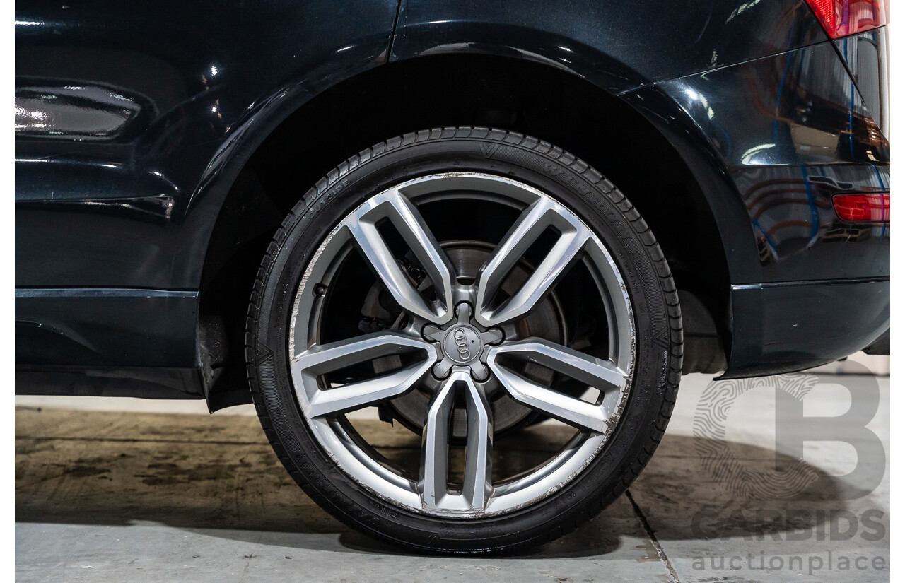 1/2011 Audi Q5 3.0 TDI Quattro (AWD) 8R MY11 4d Wagon Metallic Black Turbo Diesel V6 3.0L