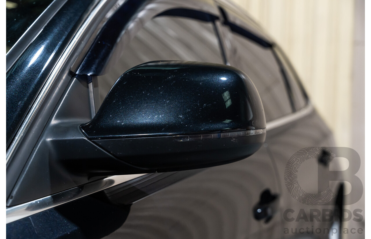 1/2011 Audi Q5 3.0 TDI Quattro (AWD) 8R MY11 4d Wagon Metallic Black Turbo Diesel V6 3.0L