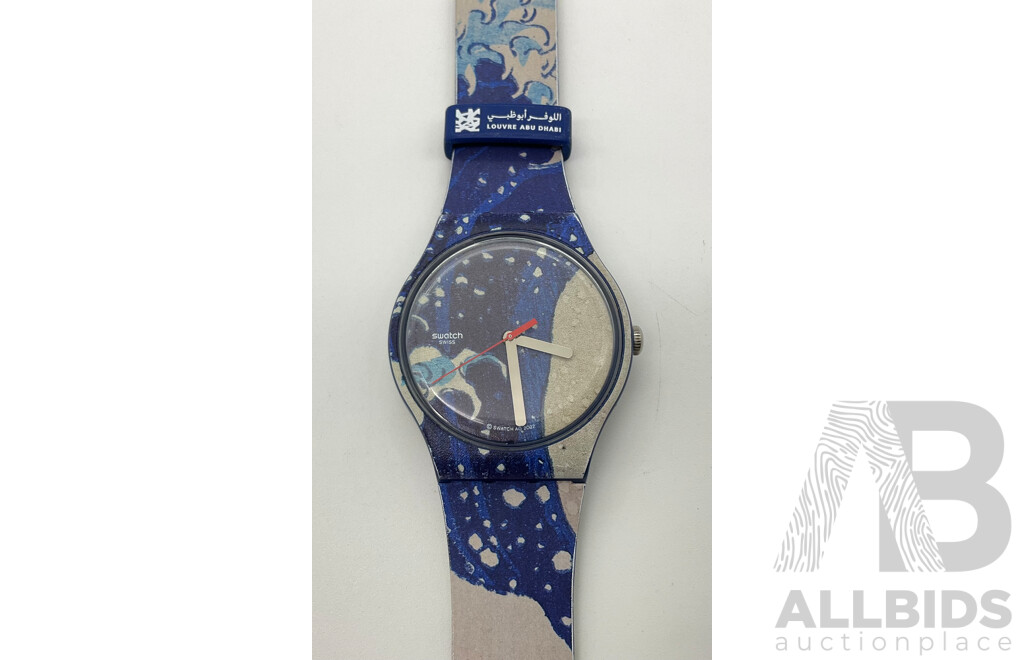 Swatch Louvre Abu Dhabi Wrist Watch, Swiss Made