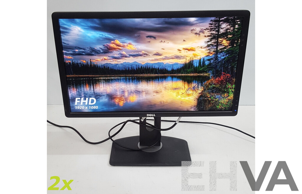 Dell UltraSharp (U2312HMt) 23-Inch Full HD (1080p) Widescreen LED-backlit LCD Monitor - Lot of Two