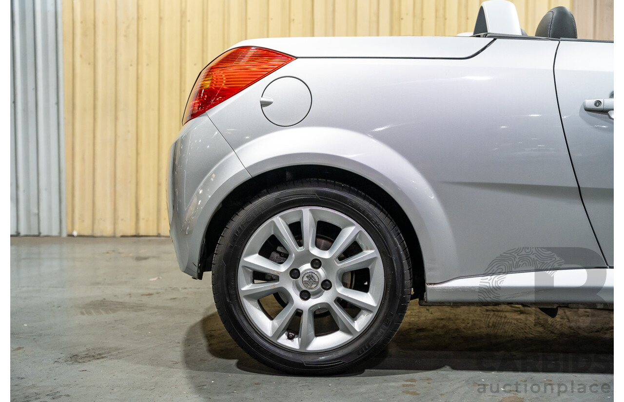 1/2006 Holden Tigra  XC MY06 2d Convertible Metallic Silver 1.8L