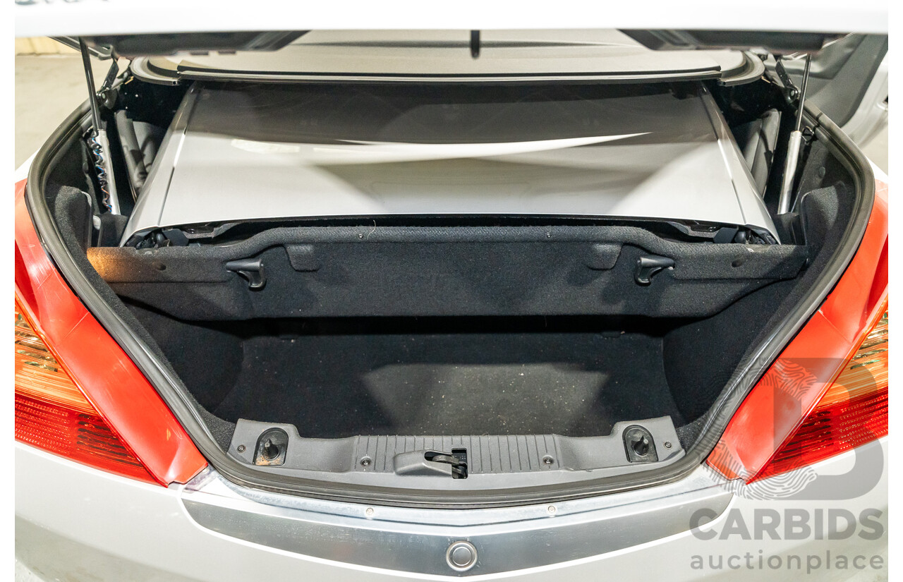 1/2006 Holden Tigra  XC MY06 2d Convertible Metallic Silver 1.8L