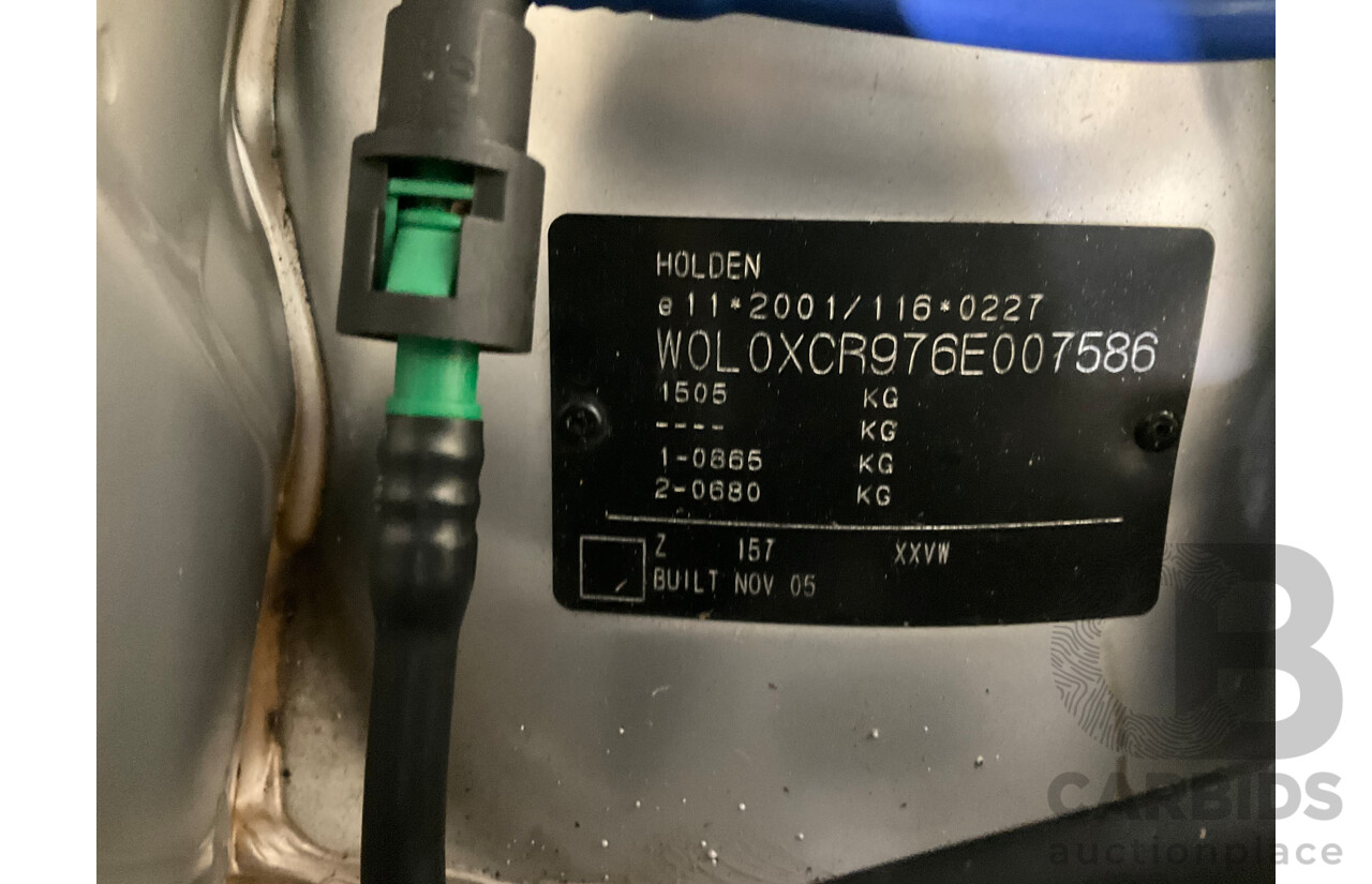 1/2006 Holden Tigra  XC MY06 2d Convertible Metallic Silver 1.8L