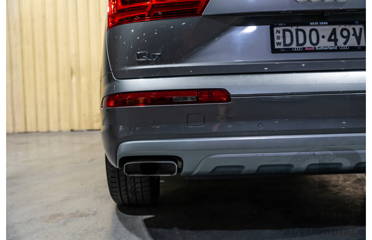 05/2016 Audi Q7 3.0 TDI Quattro (AWD) 4M MY16 Metallic Grey Turbo Diesel 3.0L - 7 Seater