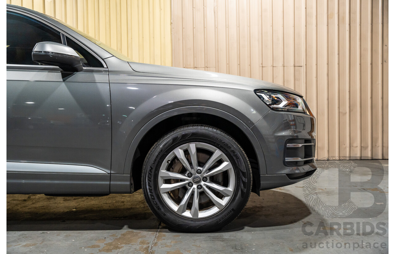 05/2016 Audi Q7 3.0 TDI Quattro (AWD) 4M MY16 Metallic Grey Turbo Diesel 3.0L - 7 Seater