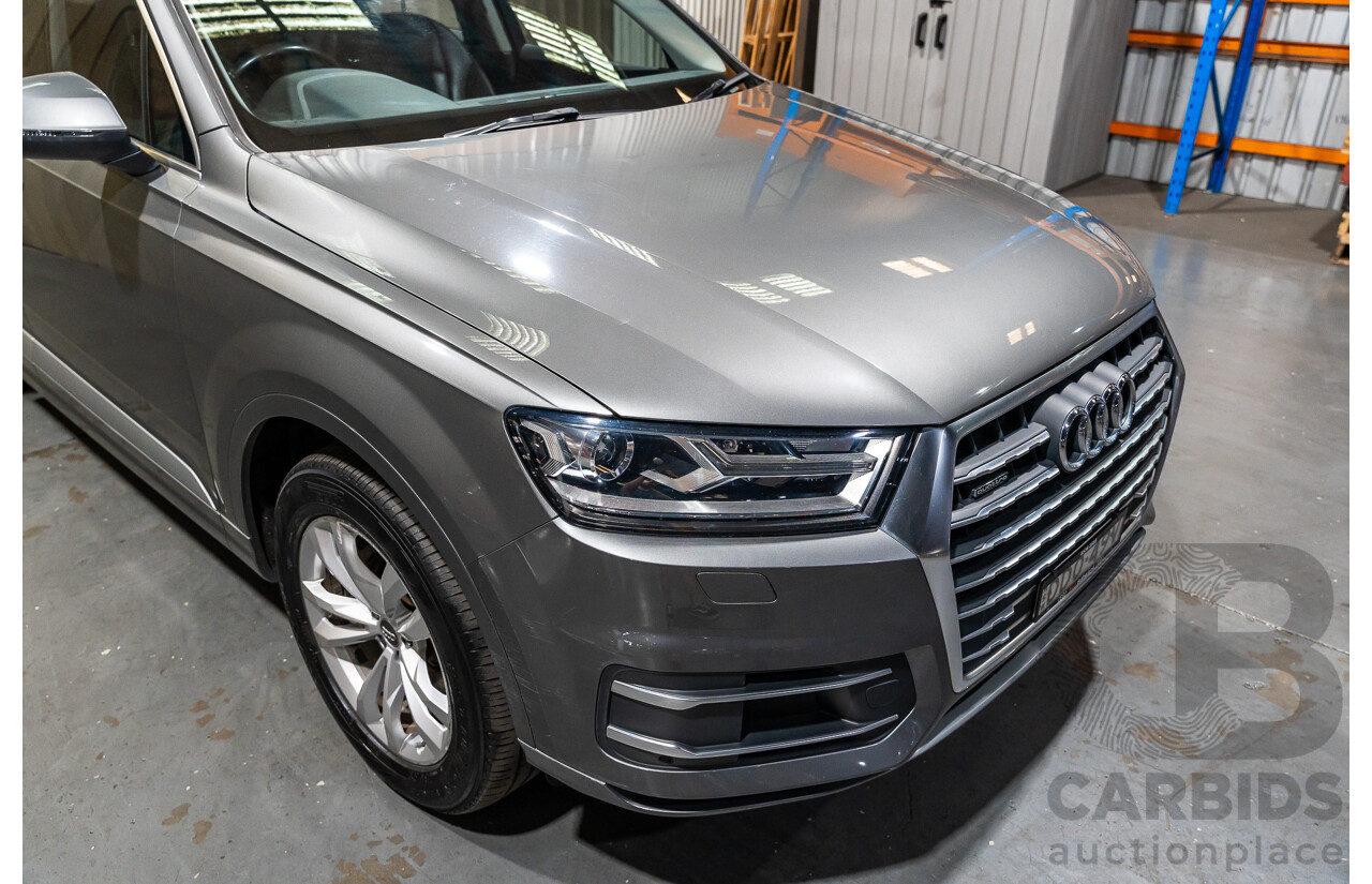 05/2016 Audi Q7 3.0 TDI Quattro (AWD) 4M MY16 Metallic Grey Turbo Diesel 3.0L - 7 Seater