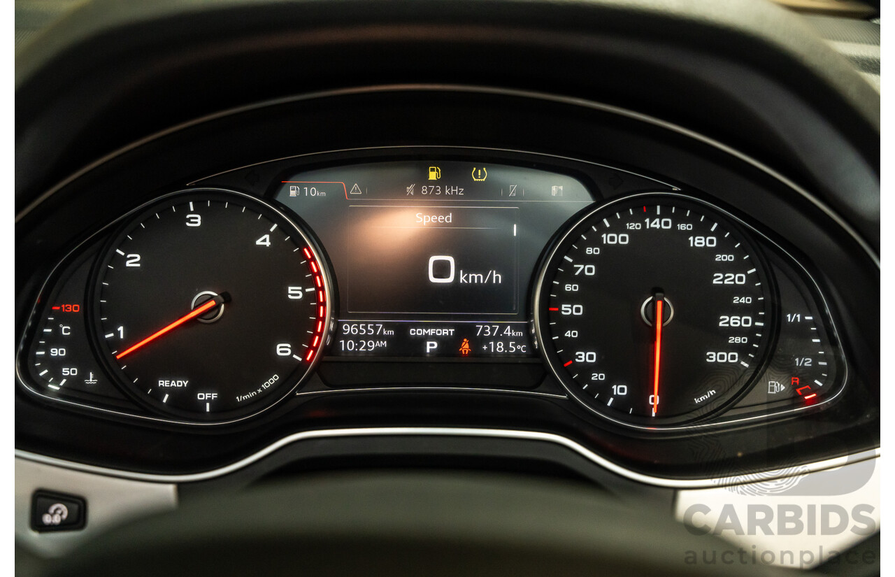 05/2016 Audi Q7 3.0 TDI Quattro (AWD) 4M MY16 Metallic Grey Turbo Diesel 3.0L - 7 Seater