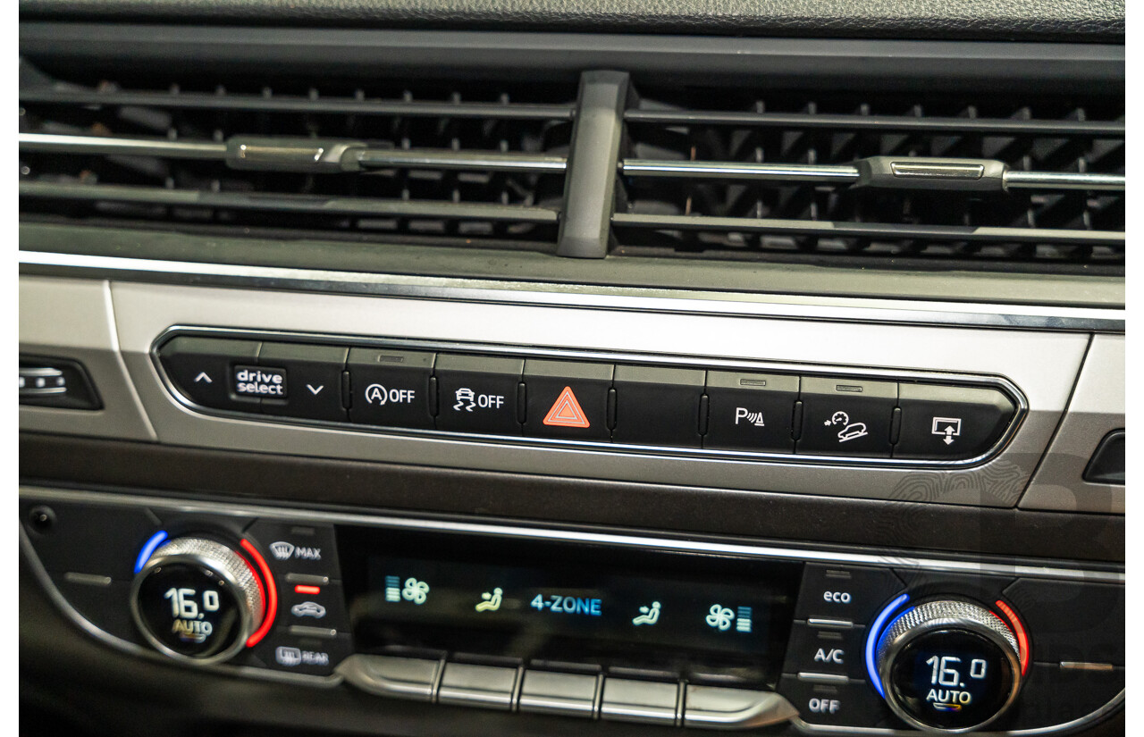 05/2016 Audi Q7 3.0 TDI Quattro (AWD) 4M MY16 Metallic Grey Turbo Diesel 3.0L - 7 Seater