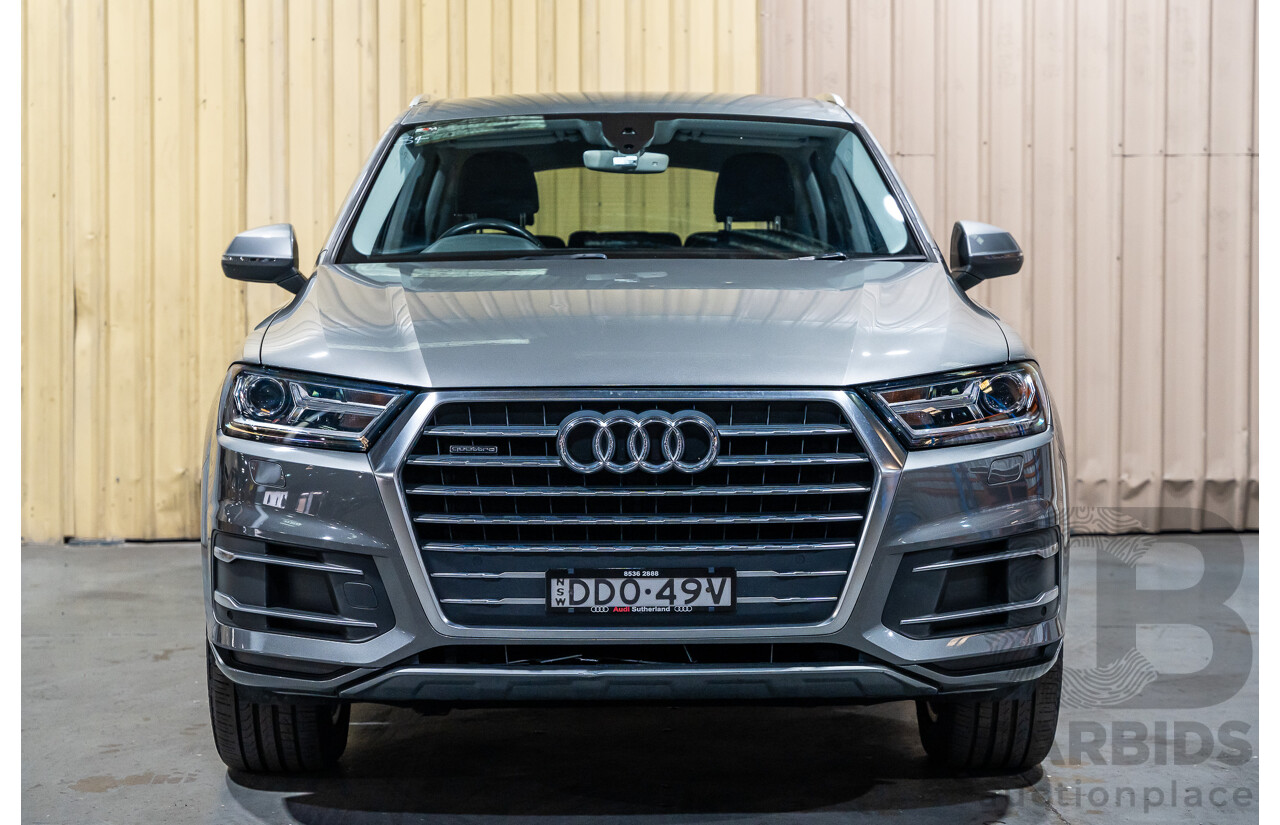 05/2016 Audi Q7 3.0 TDI Quattro (AWD) 4M MY16 Metallic Grey Turbo Diesel 3.0L - 7 Seater