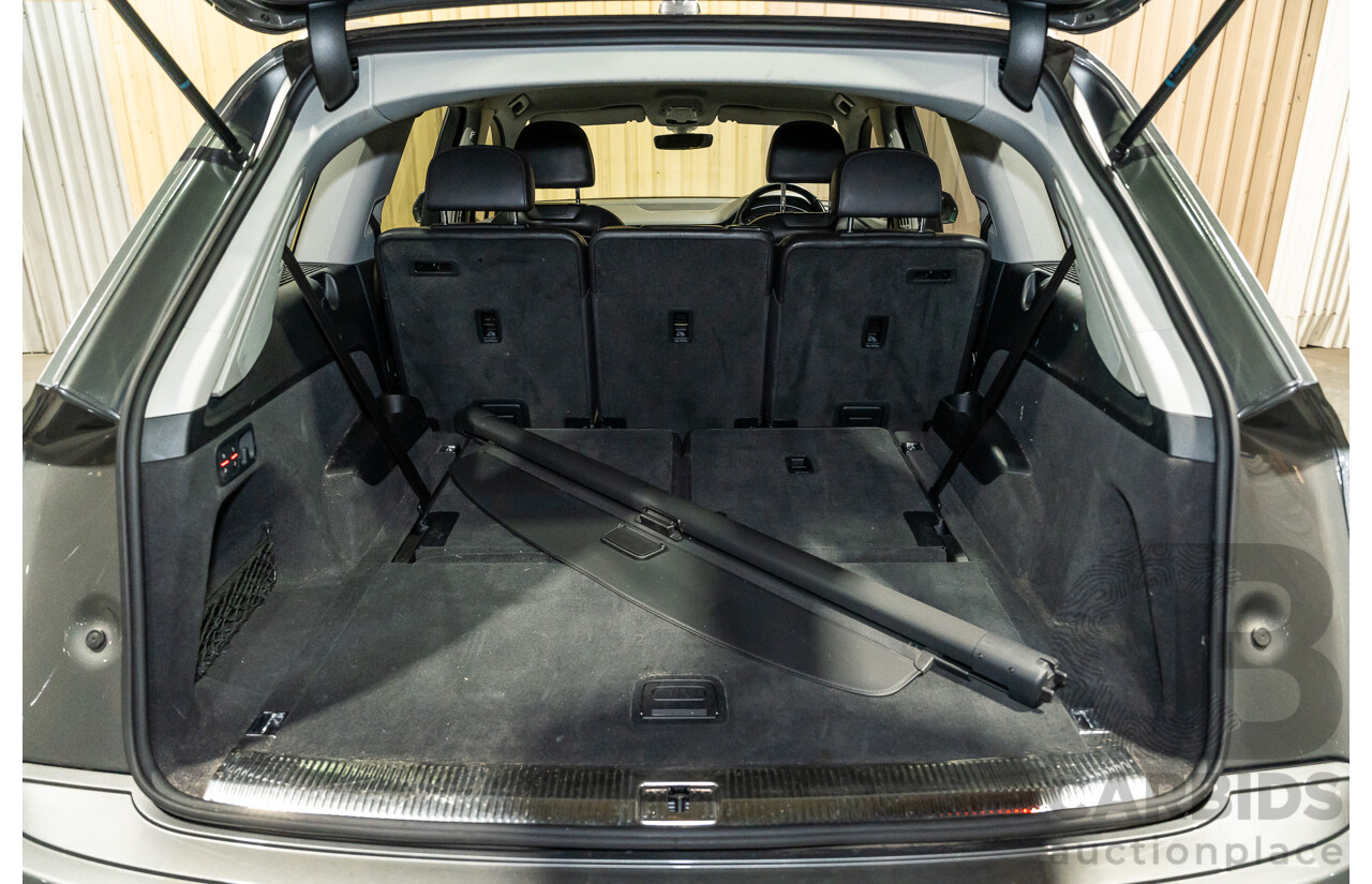 05/2016 Audi Q7 3.0 TDI Quattro (AWD) 4M MY16 Metallic Grey Turbo Diesel 3.0L - 7 Seater