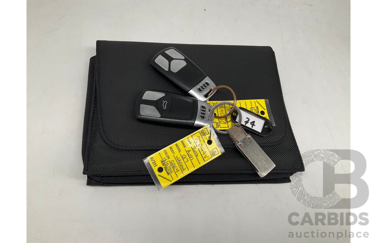 05/2016 Audi Q7 3.0 TDI Quattro (AWD) 4M MY16 Metallic Grey Turbo Diesel 3.0L - 7 Seater