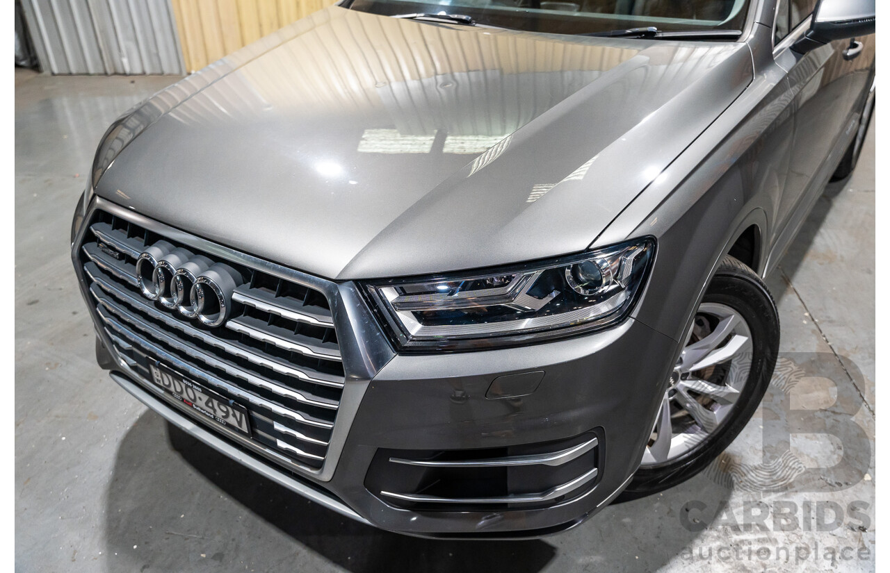 05/2016 Audi Q7 3.0 TDI Quattro (AWD) 4M MY16 Metallic Grey Turbo Diesel 3.0L - 7 Seater