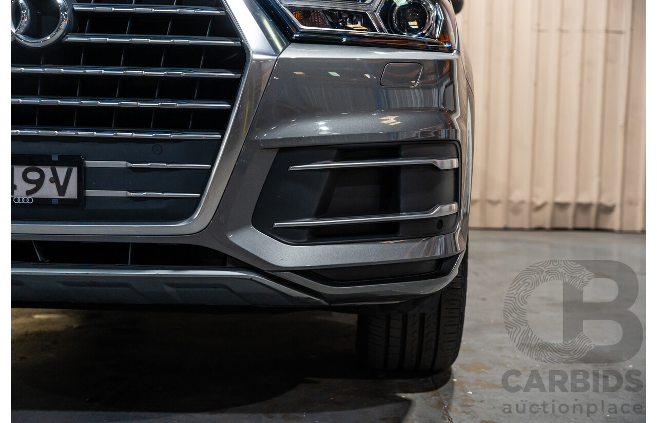 05/2016 Audi Q7 3.0 TDI Quattro (AWD) 4M MY16 Metallic Grey Turbo Diesel 3.0L - 7 Seater