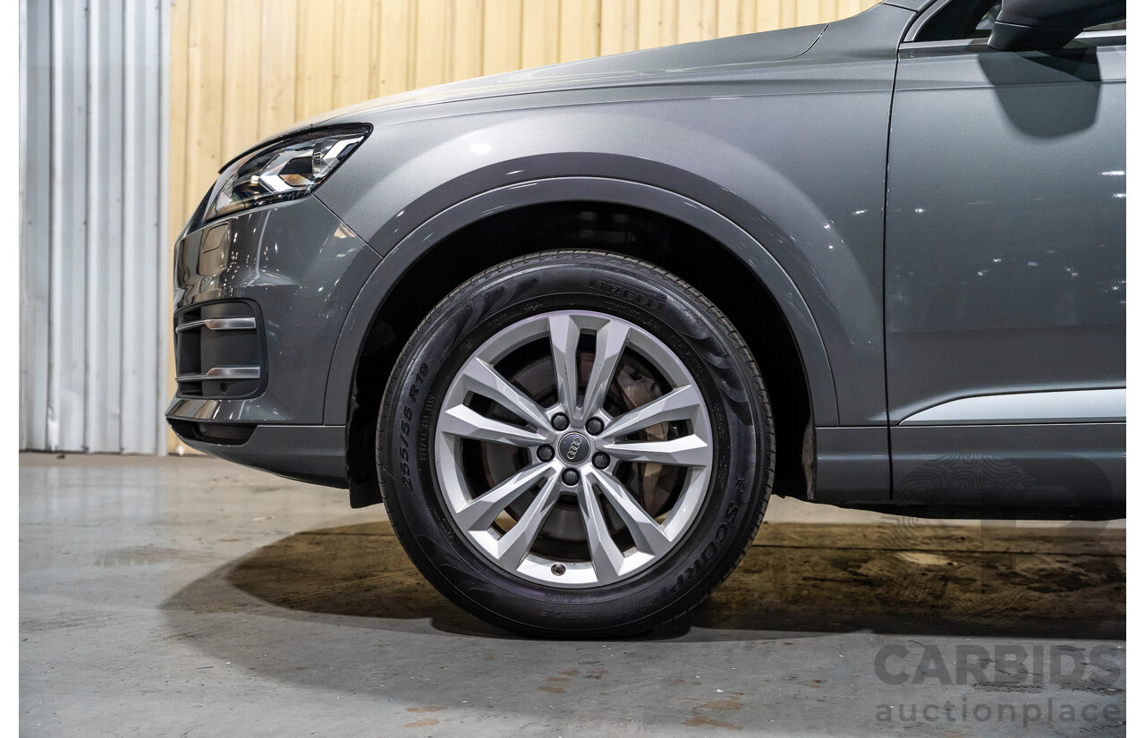 05/2016 Audi Q7 3.0 TDI Quattro (AWD) 4M MY16 Metallic Grey Turbo Diesel 3.0L - 7 Seater