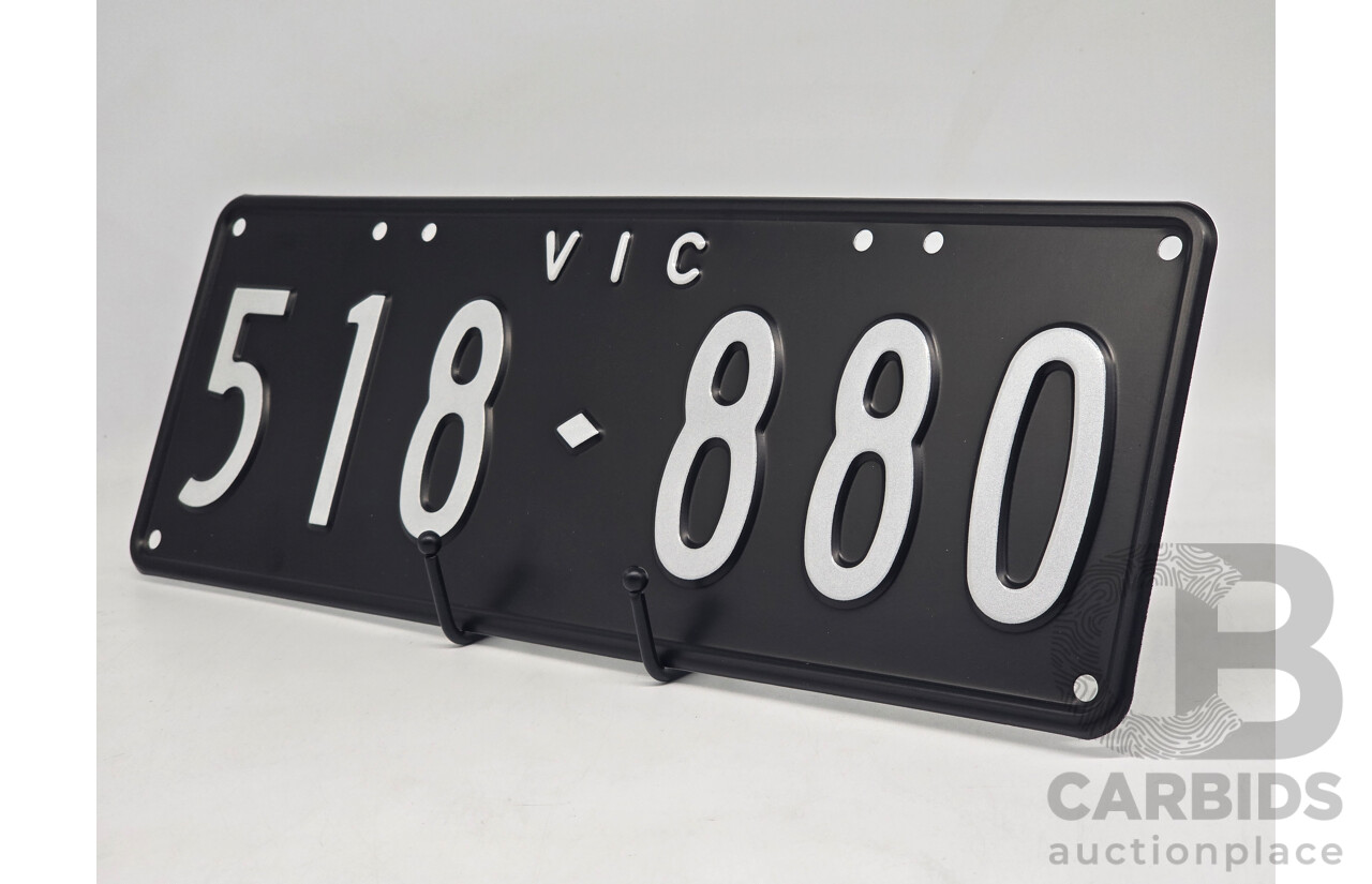 Victorian VIC 6 Digit Number Plate 518.880