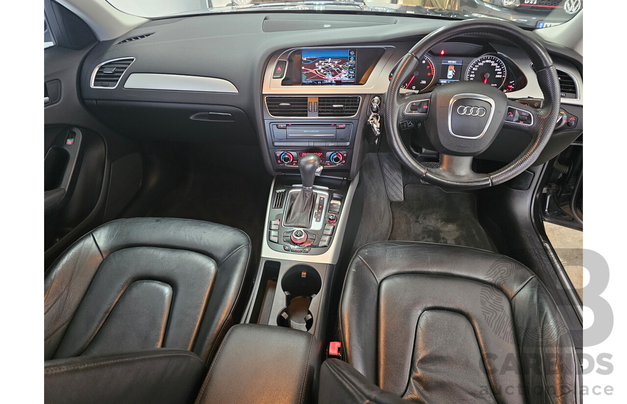 1/2012 Audi A4 1.8 TFSI B8 (8K) MY12 4d Sedan Black 1.8L