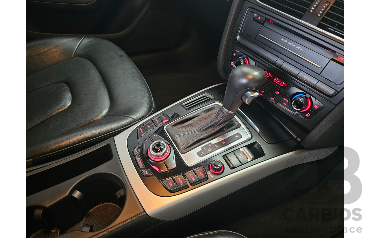 1/2012 Audi A4 1.8 TFSI B8 (8K) MY12 4d Sedan Black 1.8L