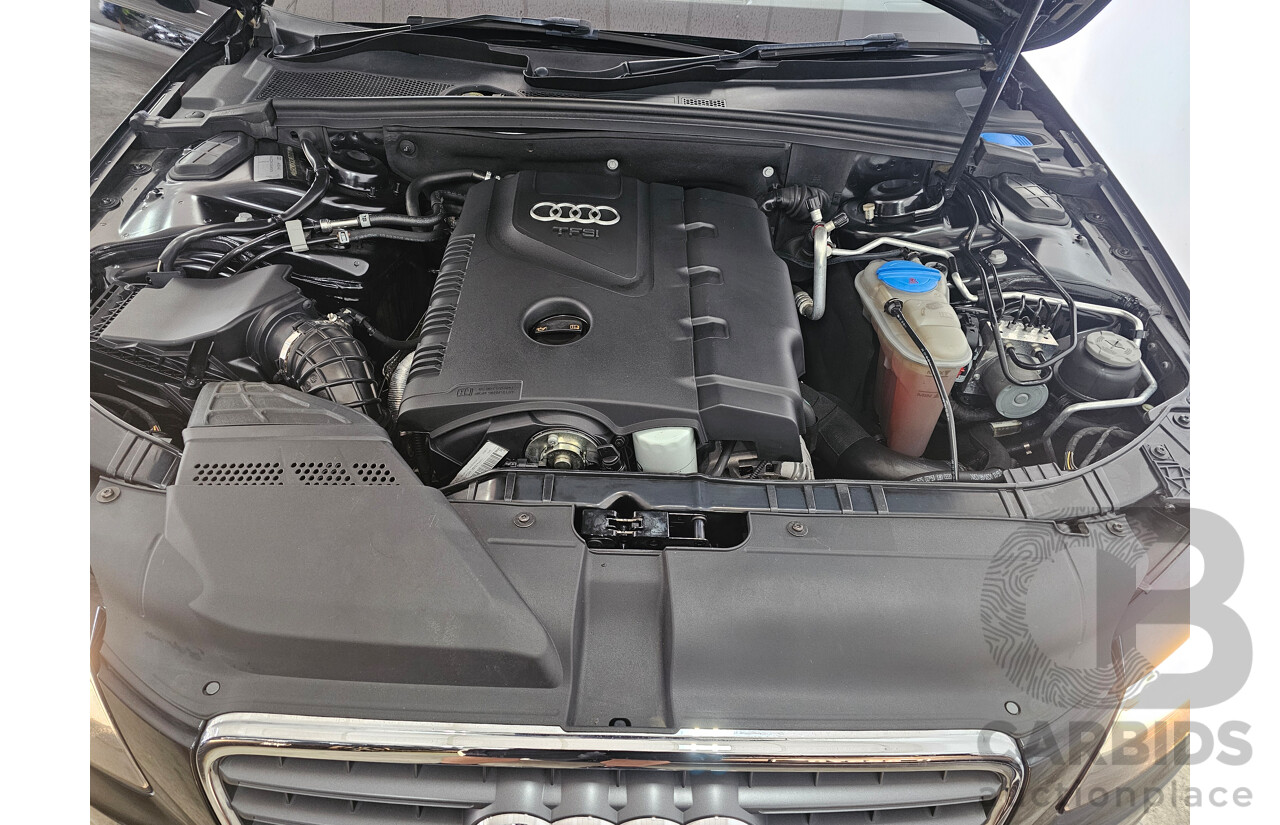 1/2012 Audi A4 1.8 TFSI B8 (8K) MY12 4d Sedan Black 1.8L