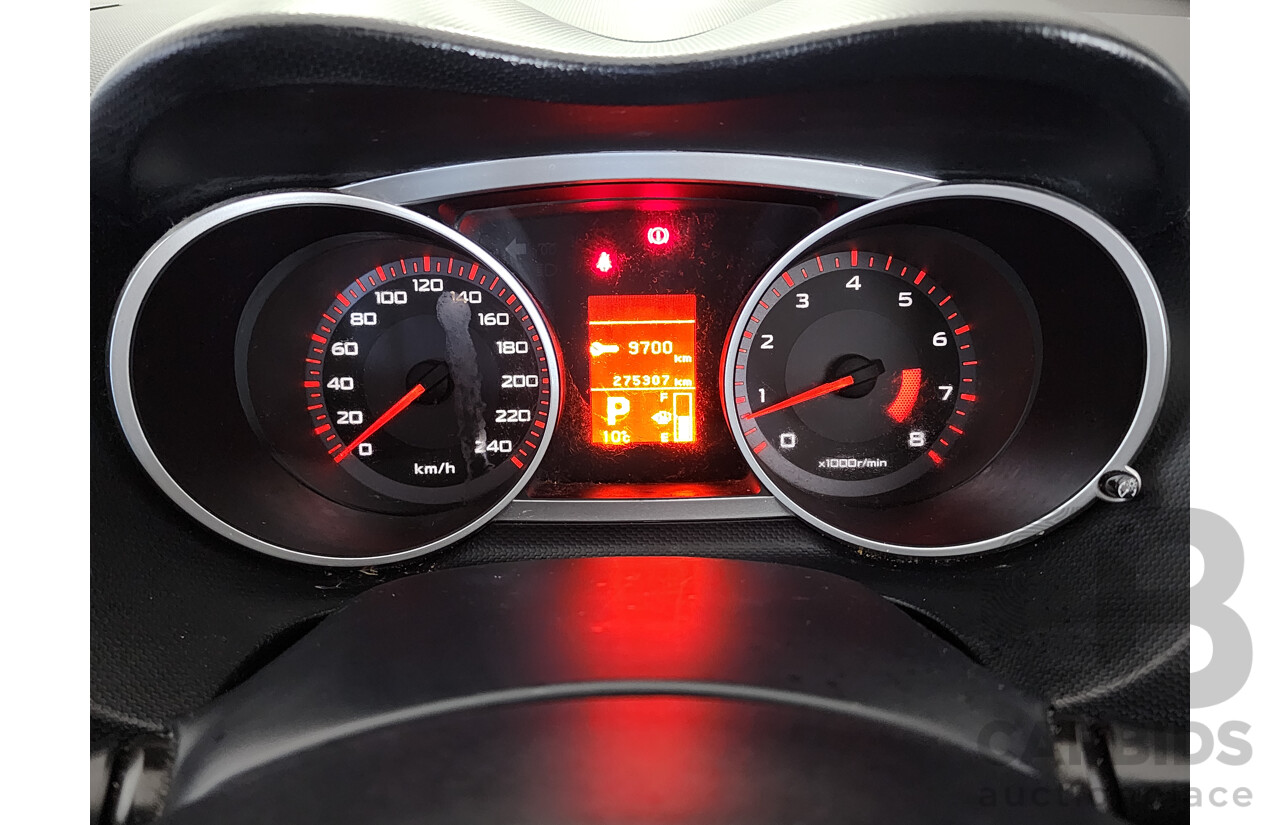 09/2007 Mitsubishi Outlander XLS 4x4 ZG 4D Wagon White 2.4L