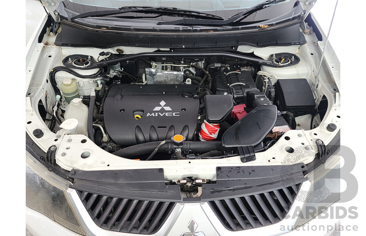 09/2007 Mitsubishi Outlander XLS 4x4 ZG 4D Wagon White 2.4L