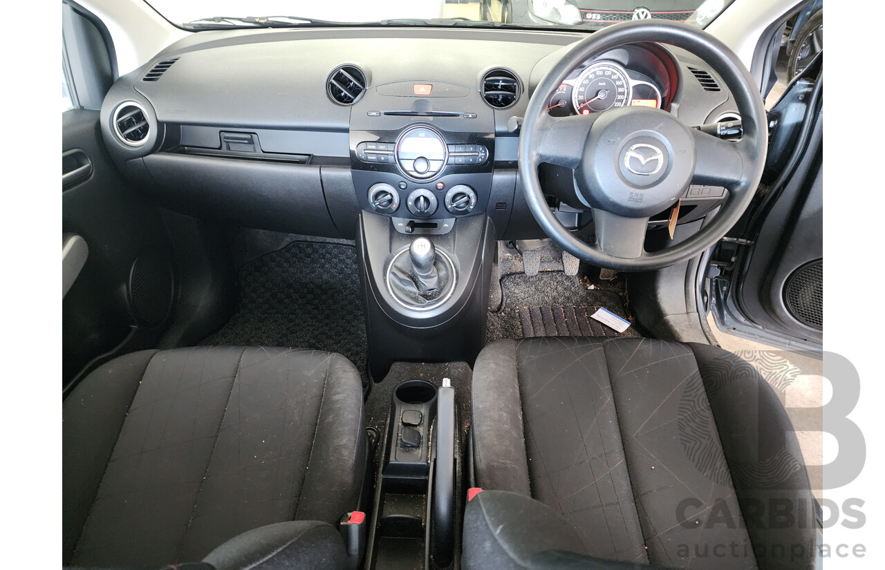 01/2011 Mazda Mazda2 NEO FWD DE MY10 5D Hatchback Grey 1.5L