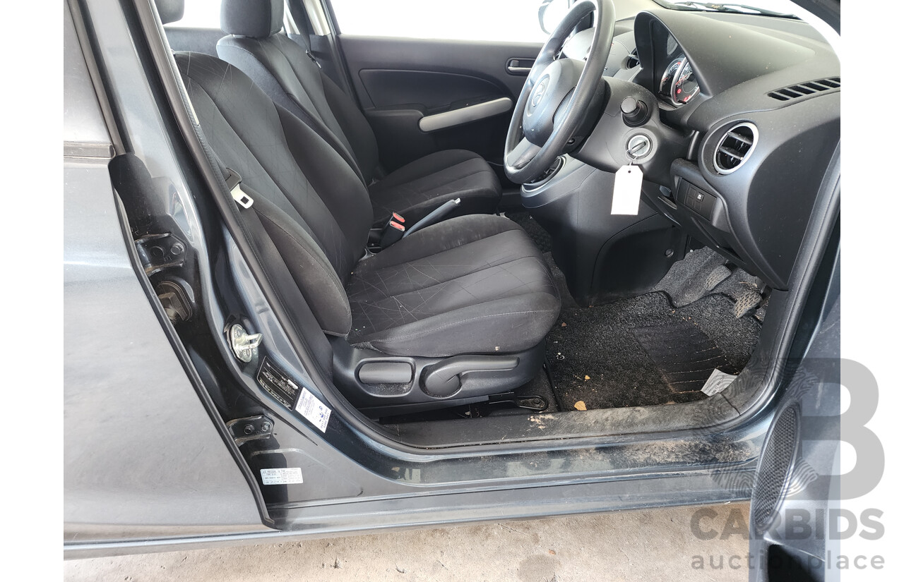 01/2011 Mazda Mazda2 NEO FWD DE MY10 5D Hatchback Grey 1.5L
